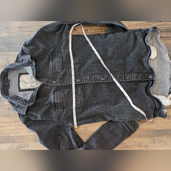 RVLT revolution size small men's / unisex thick denim shirt jacket "jakker" - Picture 3 of 5